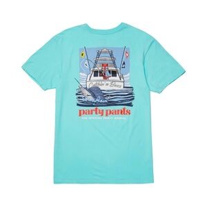 Party Pants Catchin" a Buzz Tee Mint Green NWT Size XL